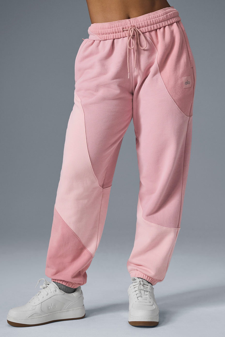 Make Waves Joggers — Sunset Pink Tonal