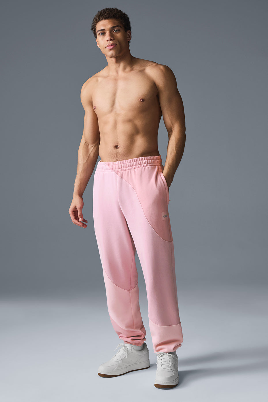 Make Waves Joggers — Sunset Pink Tonal