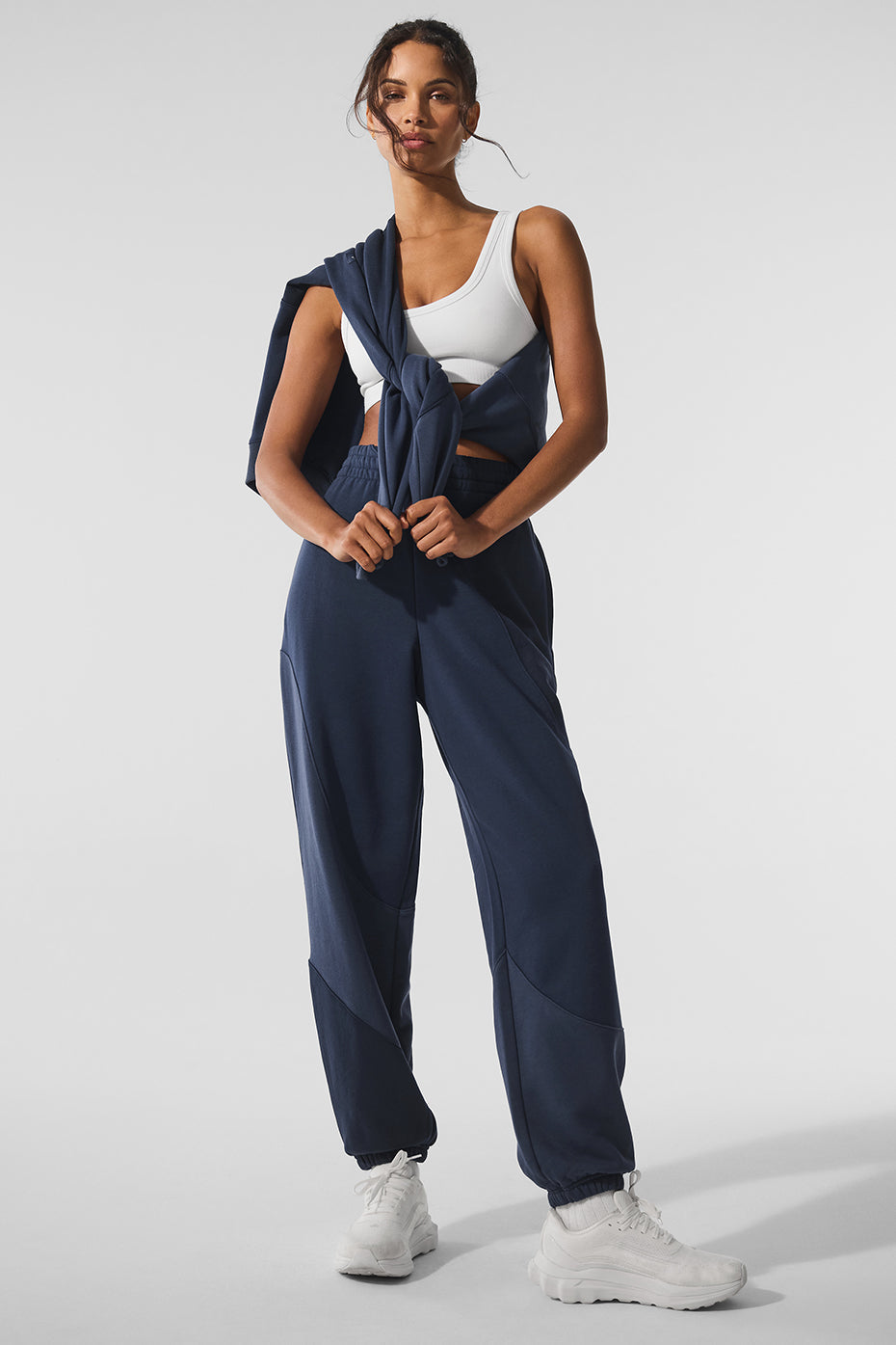 Make Waves Joggers — Navy Tonal