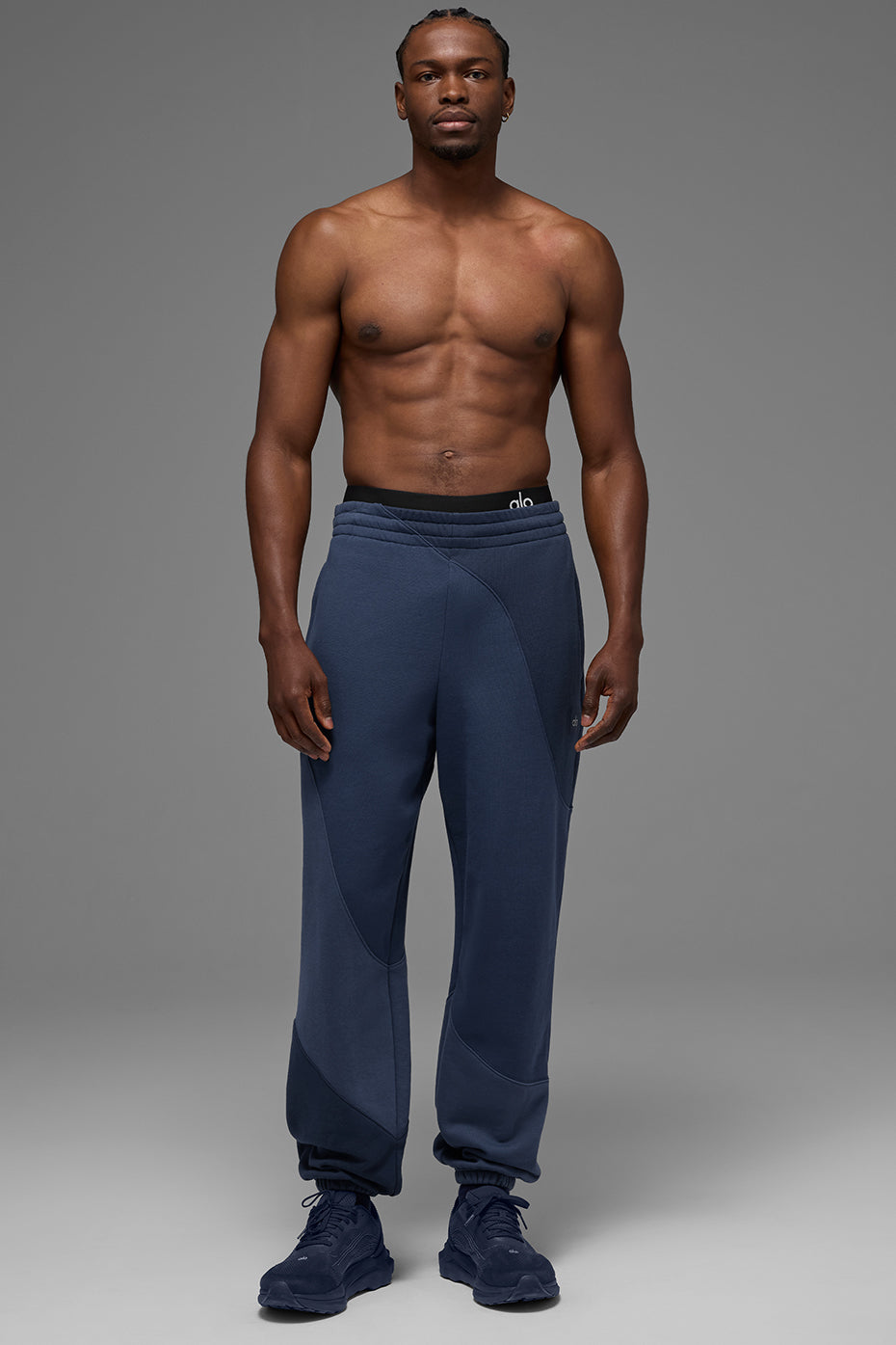 Make Waves Joggers — Navy Tonal