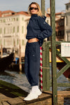 Make Waves Joggers — Navy Tonal
