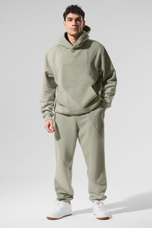 Make Waves Joggers — Limestone Tonal