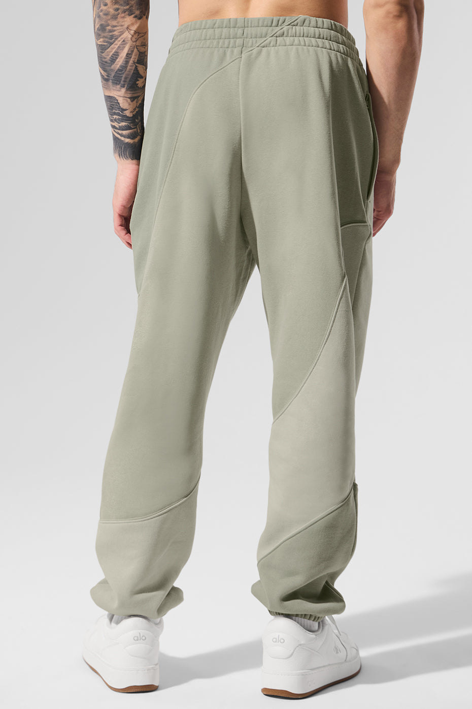 Make Waves Joggers — Limestone Tonal
