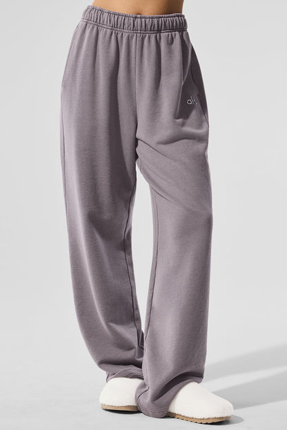 Washed Accolade Straight Leg Joggers — Cool Grey Wash