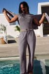 Washed Accolade Straight Leg Joggers — Cool Grey Wash