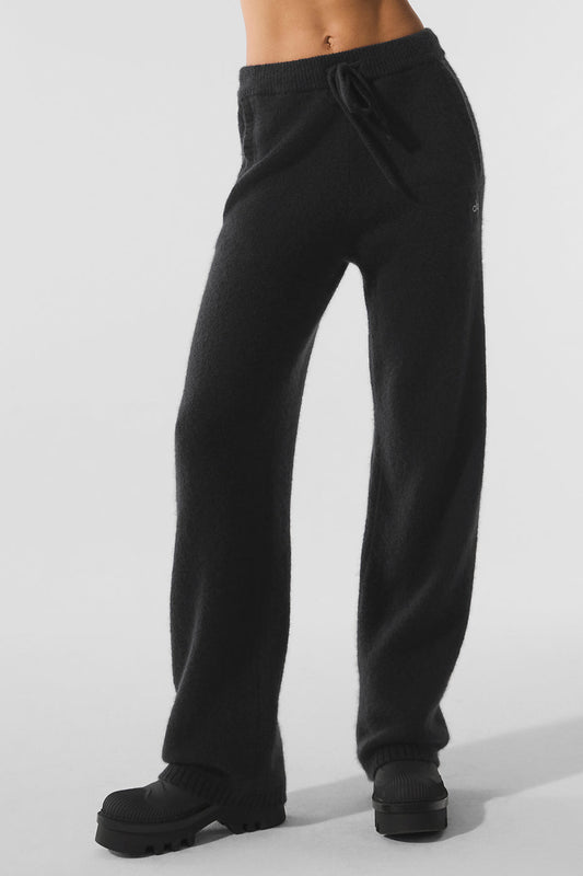 New Class Cashmere Joggers — Black