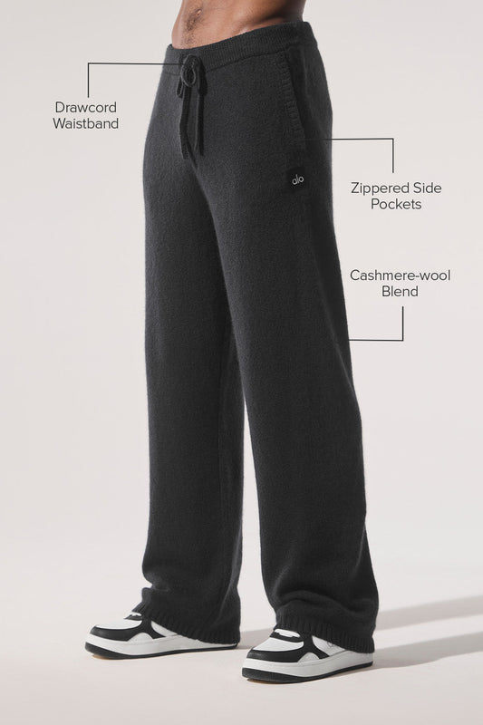 New Class Cashmere Joggers — Black