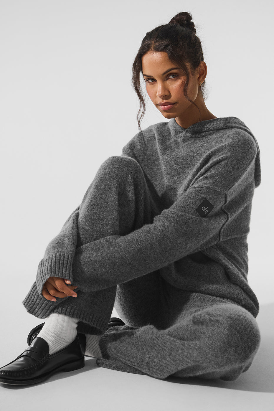 New Class Cashmere Joggers — Platinum Grey