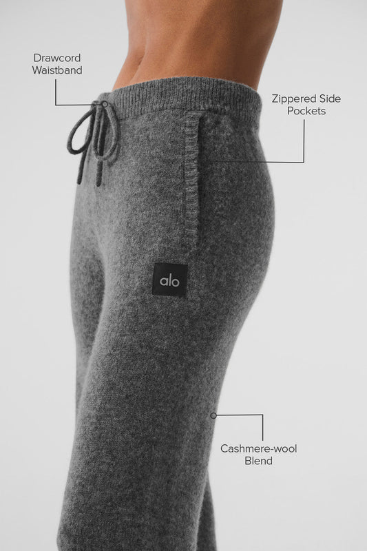 New Class Cashmere Joggers — Platinum Grey