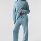 New Class Cashmere Joggers — Celestial Blue Granite Heather