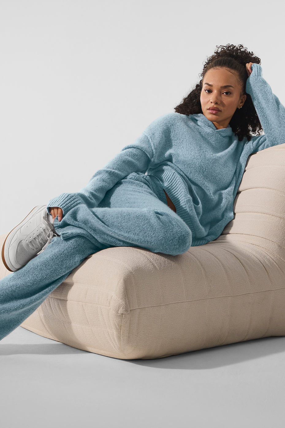 New Class Cashmere Joggers — Celestial Blue Granite Heather