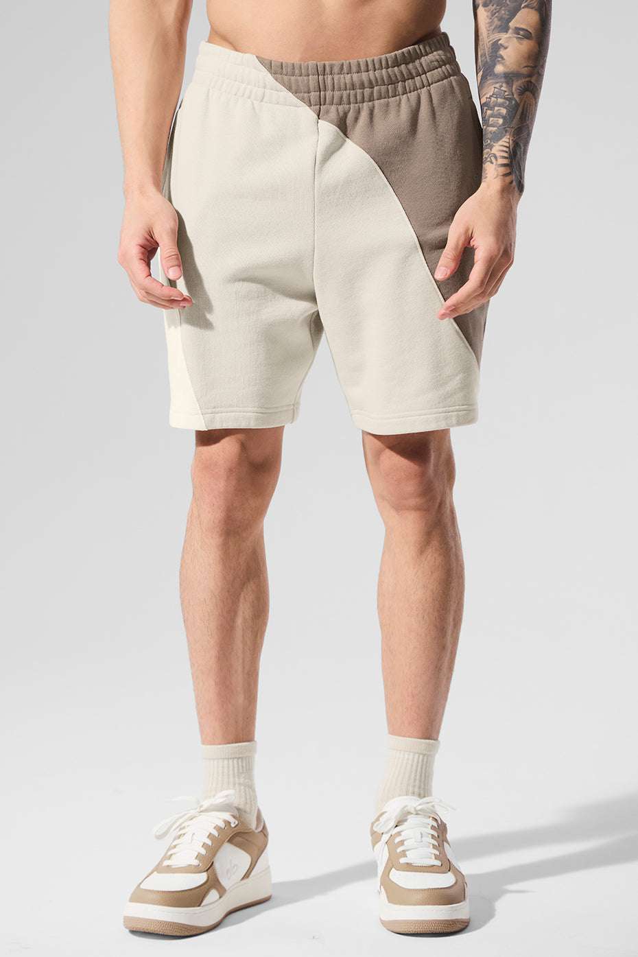 7" Make Waves Shorts — Ivory/Bone/Gravel