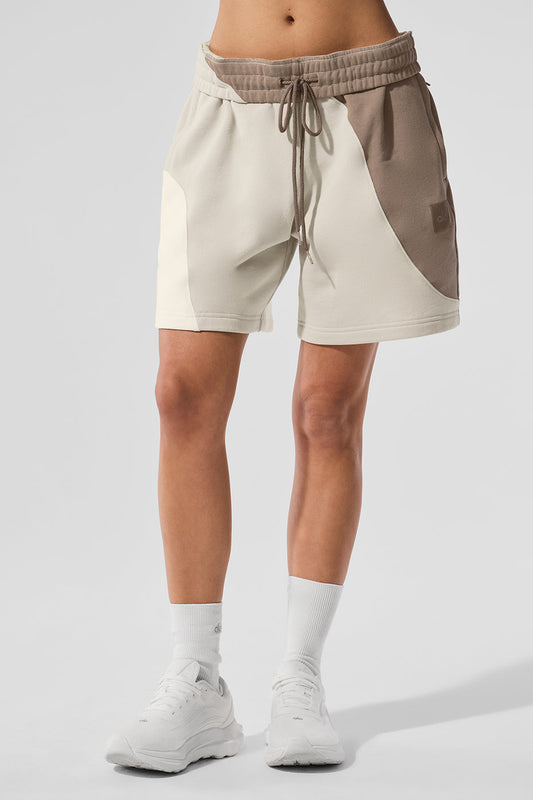 7" Make Waves Shorts — Ivory/Bone/Gravel