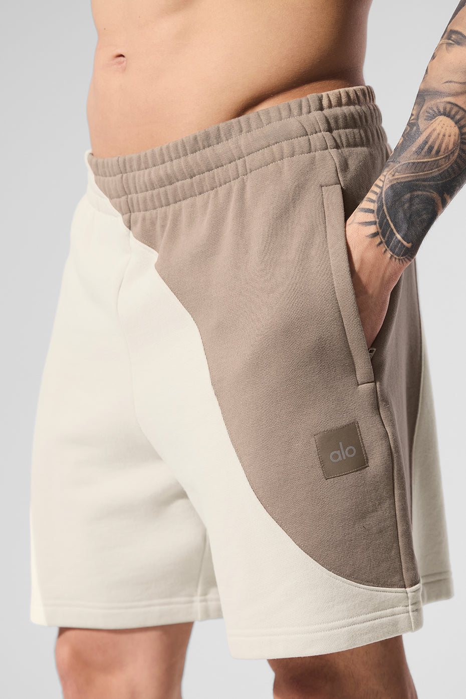 7" Make Waves Shorts — Ivory/Bone/Gravel