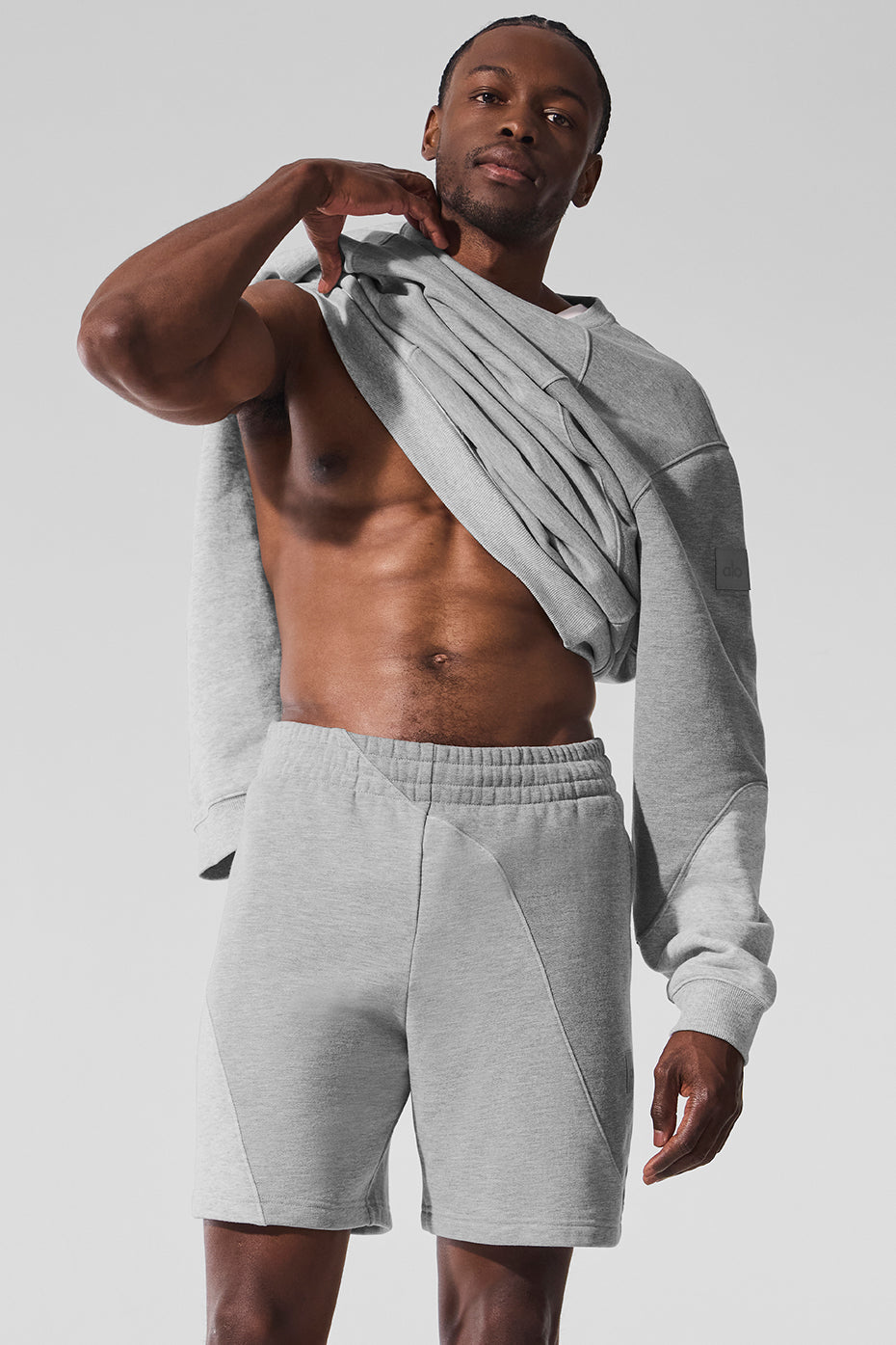 7" Make Waves Shorts — Athletic Heather Grey Tonal