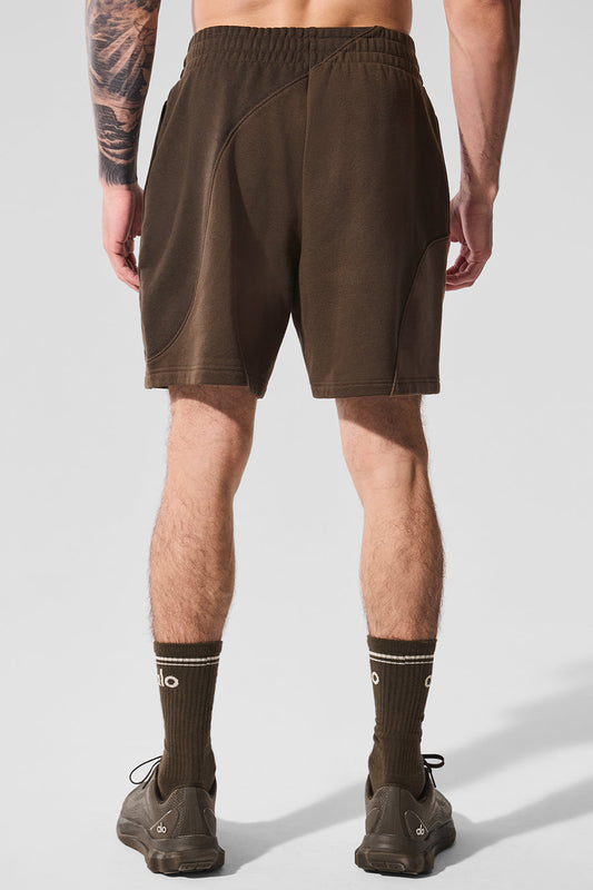 7" Make Waves Shorts — Espresso Tonal