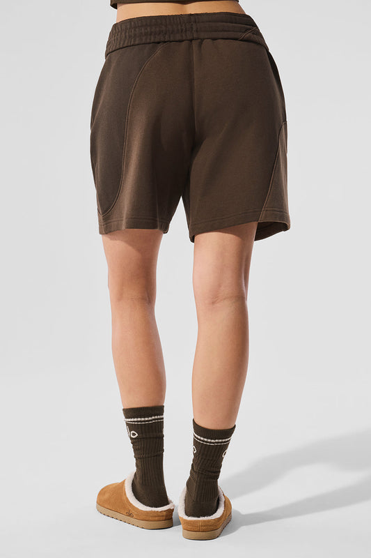 7" Make Waves Shorts — Espresso Tonal