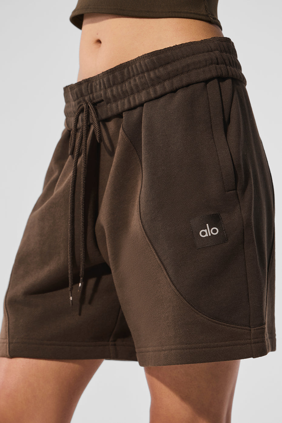 7" Make Waves Shorts — Espresso Tonal