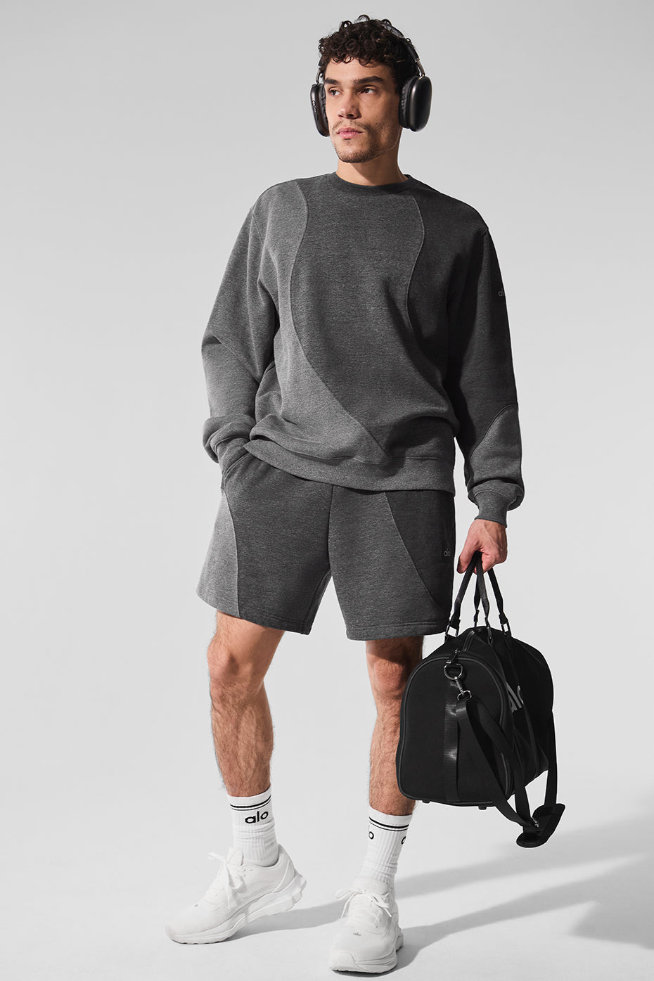 7" Make Waves Shorts — Dark Heather Grey Tonal