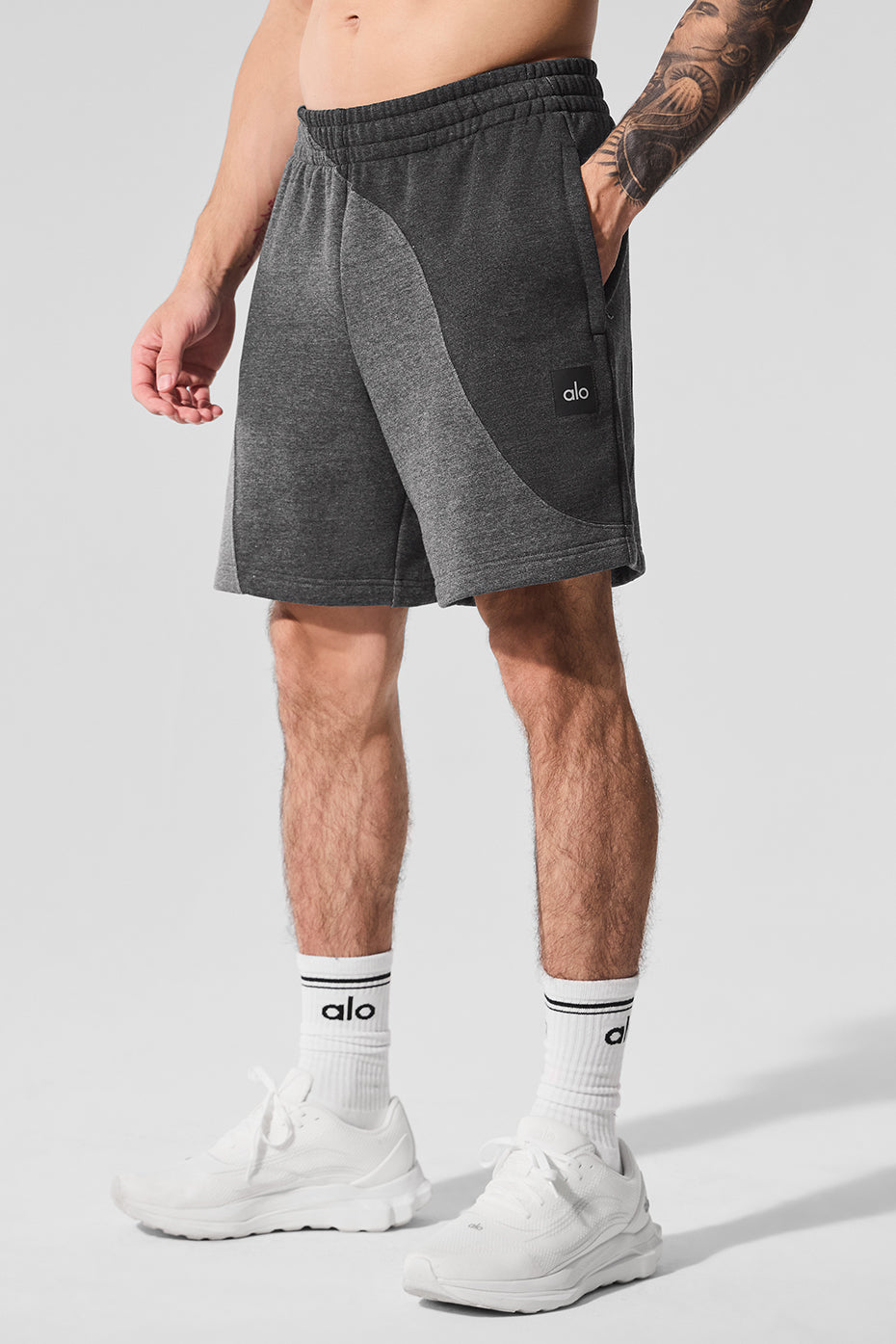 7" Make Waves Shorts — Dark Heather Grey Tonal