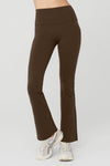 Airbrush High Rise 7/8 Bootcut Leggings — Espresso