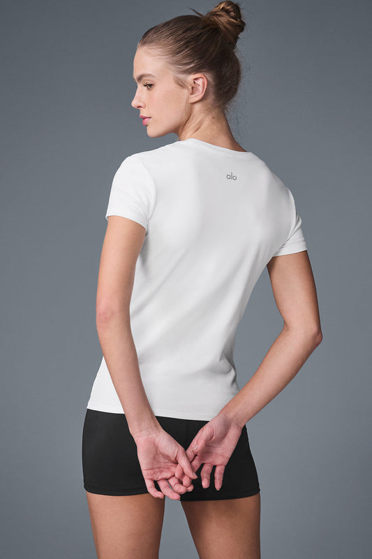 Alosoft Finesse Tee — White