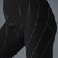 Alosoft High Rise Sunray Leggings — Black/White