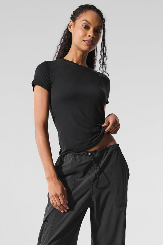 All Day Shorts‑Sleeve — Black