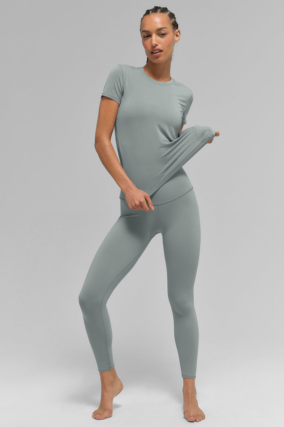 All Day Shorts‑Sleeve — Lunar Grey