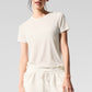Ribbed Sea Coast Tee — Ivory