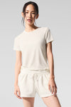 Ribbed Sea Coast Tee — Ivory