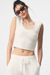 Snuggle Up Sweater Shorts‑Sleeve — Ivory