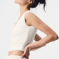 Snuggle Up Sweater Shorts‑Sleeve — Ivory