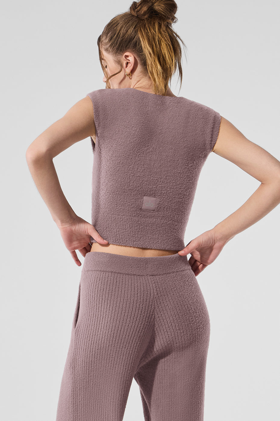 Snuggle Up Sweater Shorts‑Sleeve — Mushroom