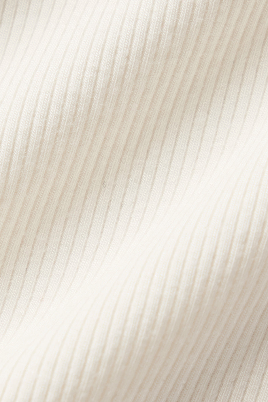 Ribbed Mesmerize Shorts‑Sleeve — Ivory