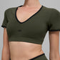 Airbrush Race Pace Shorts‑Sleeve — Green Olive/Black
