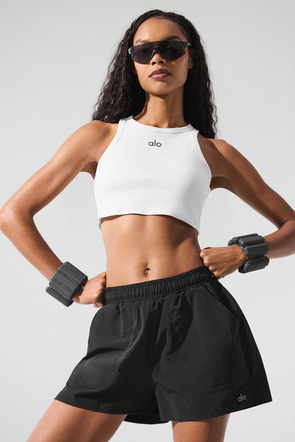 Aspire Tank Top — White/Black