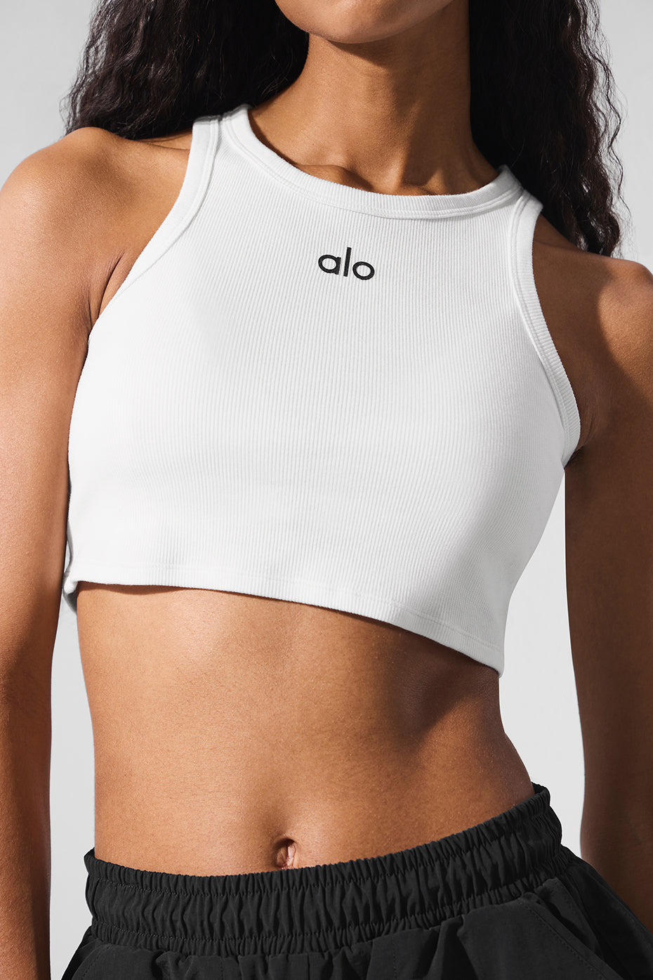Aspire Tank Top — White/Black