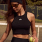 Aspire Tank Top — Black/White