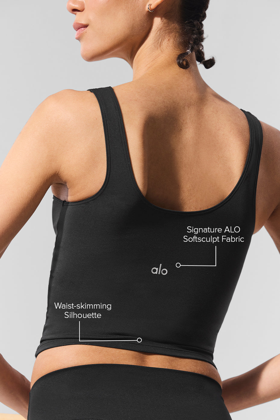 SculptSoft Tank Top — Black
