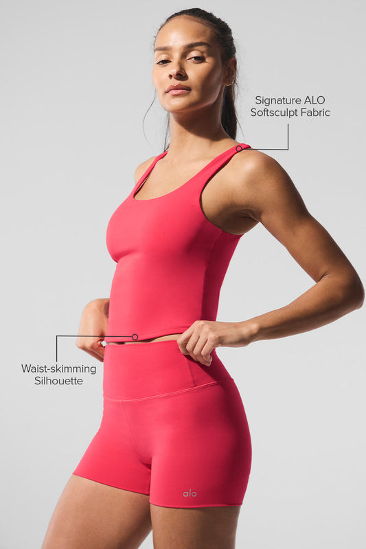 SculptSoft Tank Top — Candy Red
