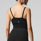 Sheer Cashmere Tank Top — Black