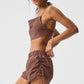Cropped Megastar Tank Top — Chestnut