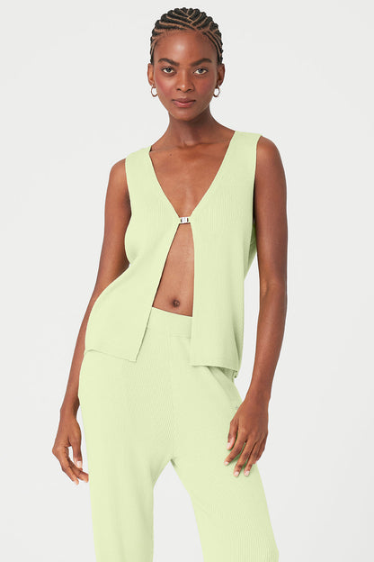 Knit Salana Tank Top — Iced Green Tea