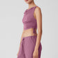 Standout Cropped Tank Top — Soft Mulberry