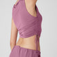 Standout Cropped Tank Top — Soft Mulberry