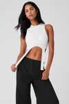 Wellness Rib Flaunt Tank Top — White