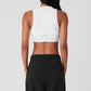 Wellness Rib Flaunt Tank Top — White
