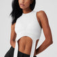 Wellness Rib Flaunt Tank Top — White