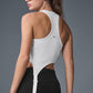 Alosoft Ribbed Revelation Tank Top — White